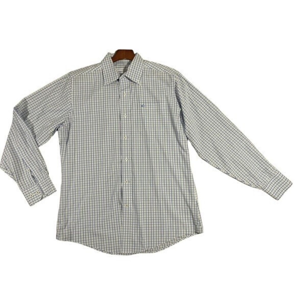Southern Tide Shirt Mens Medium Classic Fit Long Sleeve‎ Check Button Up